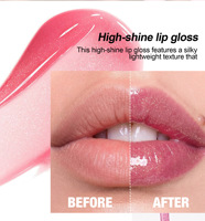 Gloss à lèvres hydratant longue tenue HANDAIYAN effet brillant et repulpant avec bracelet perlé