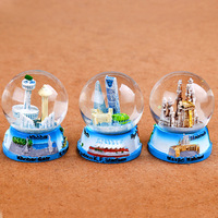 Souvenirs de mariage personnalisés, cadeaux de Noël, globe à eau en résine, boule de neige en verre
