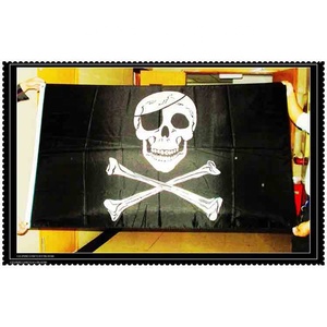 Promozionali di vendita caldo Su Ordinazione di Halloween <span class=keywords><strong>Pirati</strong></span> <span class=keywords><strong>Dei</strong></span> Caraibi All'aperto bandiera/bandiera - Product Image 3