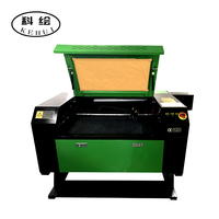 Machine de découpe et de gravure au laser CO2 400*600 mm, machine industrielle CNC refroidie par eau, haute précision, pour métal, bois, pierre, MDF, mini-coupeuse