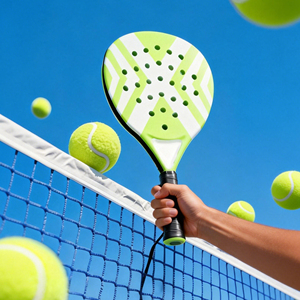 Raquette de <span class=keywords><strong>padel</strong></span> en plastique légère à noyau en mousse personnalisée pour l'entraînement sportif en plein air des amateurs, des seniors, des enfants et des adultes - Product Image 5