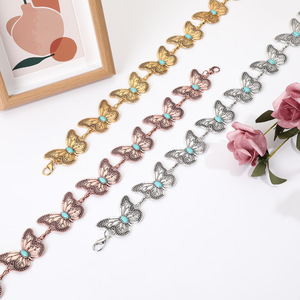 Nouvelle ceinture chaîne ajustable en métal pour femme, style western, pour robes et jeans - Ceintures chaîne turquoise - Product Image 1