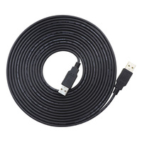 Cable de Extensión USB Macho a Hembra para Carga y Datos, Cable de Extensión de Alimentación con Conductor de Cobre USB 2.0 para Ratón y Teclado