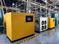Compresseur d'air à vis rotatif VSD refroidi par air, lubrifié, silencieux, pour EPM-250A 7,5-75 kW 10-100 CV 8 bars