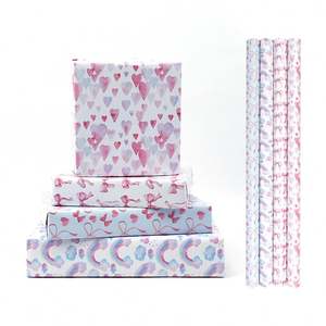 High Quality Wholesale 80g <b>Christmas</b> Coated <b>Paper</b> Tissue 43*300cm Gift <b>Luxury</b> Custom Birthday Packaging <b>Wrapping</b> <b>Paper</b> Roll - Product Image 5