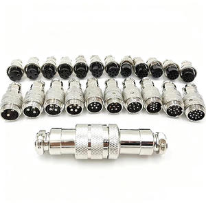 Водонепроницаемый авиационный разъем GX20 <span class=keywords><strong>2</strong></span>-12P (штекер-гнездо) с жгутом проводов для автомобильной камеры/видеорегистратора - Product Image 3