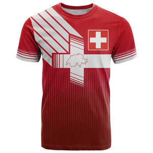 Camiseta de la Selección Nacional de Fútbol de <span class=keywords><strong>Suiza</strong></span> 2026, Sublimada, Cuello Redondo, para Hombre, Artículo Esencial para Aficionados Suizos - Product Image 4