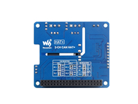 Waveshare 2-CH CAN HAT+ Placa de Expansión CAN Bus Aislada para Raspberry Pi con Diseño Apilable que Admite Múltiples Redes CAN