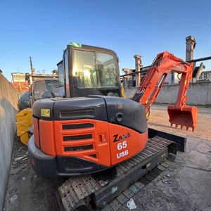 Maquinaria de excavadora usada propia familiar Hitachi Zx65 Máquina excavadora usada barata Hitachi Zx65 Excavadora pequeña usada - Product Image 3