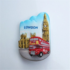 Grande-Bretagne Royaume-Uni <span class=keywords><strong>Londres</strong></span> Edimbourg Cambridge Angleterre Rouge Bus 3d Souvenir Réfrigérateur Aimant Personnalisé Promotionnel Drôle Réfrigérateur Aimant - Product Image 6