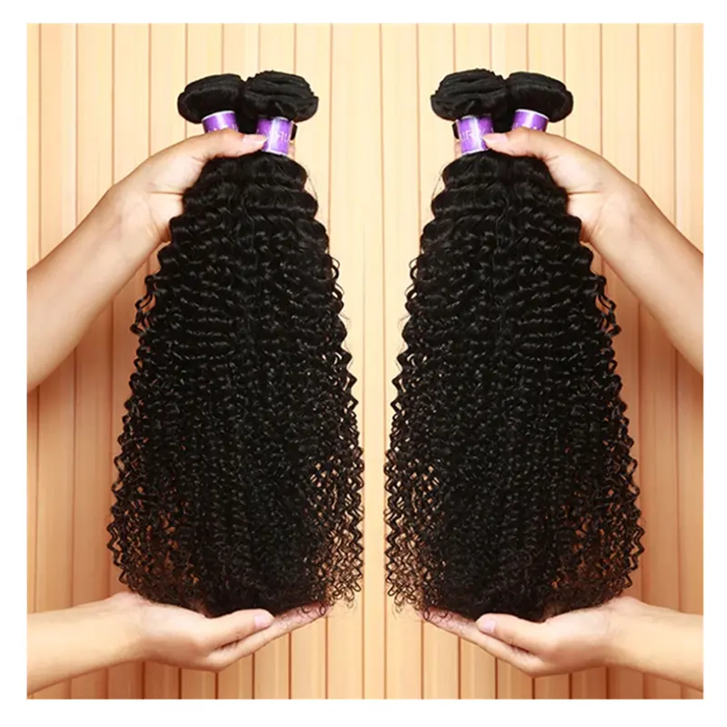 Wholesale supplier bulk raw virgin assessed supplier indian packet curly extension weave bundles dye 100% human hair
