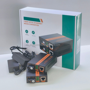ราคาขายส่ง ตัวแปลงสัญญาณไฟเบอร์ออปติก FTTH พร้อมตัวแปลง 10/100/1000M 3KM A/B แบบ Single Mode SC เป็น RJ45 ตัวแปลง 3KM - Product Image 1