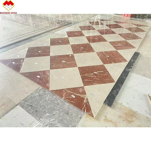 Azulejos de mosaico con chorro de agua de rombos, suelo de mármol, superficie pulida, tablero de <span class=keywords><strong>ajedrez</strong></span>, medallón de mármol con chorro de agua <span class=keywords><strong>para</strong></span> vestíbulo y entrada - Product Image 1