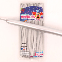 260 Ballons Métalliques Longs pour Tordre des Animaux, des Fleurs pour Décorer des Anniversaires, des Mariages, des Fiançailles, des Anniversaires de Mariage, des Latex Kiongton