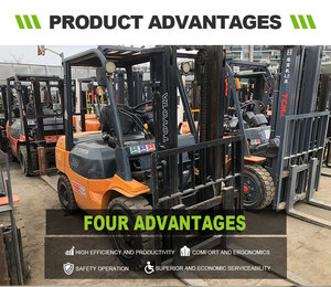 Utilizado para montacargas Fd50 con motor diésel 5300, capacidad de 3 toneladas, 4WD, 1 año de garantía - ¡Gran oferta en China! - Product Image 2