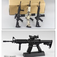 Металлическая модель автомата M4A1 (1:205) с функцией выброса гильз, нестреляющая, для демонстрации, производство Китай