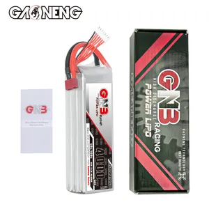 GNB GAONENG โดรนเครื่องบินแอร์,แบตเตอรี่4000Mah 6S 22.2V 50C 100C T-PLUG RC LiPo เฮลิคอปเตอร์ประสิทธิภาพสูงปล่อย C