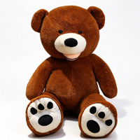 Peluche géante promotionnelle en gros, grande coque de peluche semi-finie non rembourrée pour cadeaux et jouets