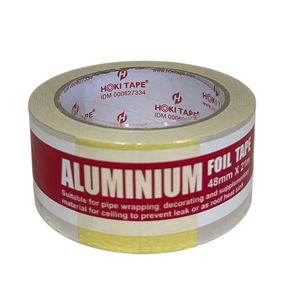 48mm X 21m 50mic Ruban de papier d'aluminium pour l'isolation des applications industrielles résistant à la chaleur et à l'humidité - Product Image 1