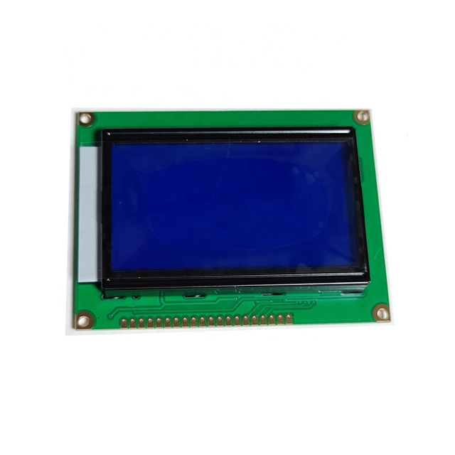 128x64 ST7920 Lcd Display Module 3.3V 5v STN Green Blue 20pin SPI 12864B-V2.0 12864