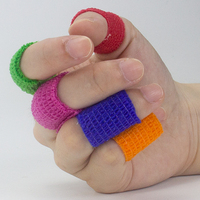 Lot en gros de bandages cohésifs de 5 cm pour la gym - Sangles de soutien pour poignets de fitness en vrac, bandages élastiques non tissés unisexes à motifs imprimés
