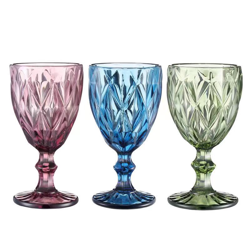 300ml machine made color glass 10oz glass cup