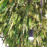 Vigne Artificielle Murale Verte Suspendue au Plafond 80cm, Plante en Tissu Écologique pour Intérieur et Mariages