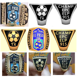 Модные индивидуальные Изящные серебряные кольца для чемпионата колледжа обручальные кольца пара набор коробок упаковка ювелирных изделий - Product Image 5