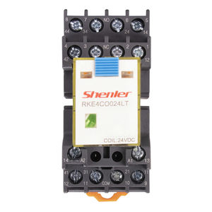 Shenler RKE4CO024LT + SYF14A-E 4-полюсный автоматический 5A реле холодильного компрессора тонкий реле с базой omro реле 24vdc 6 pin-код - Product Image 2