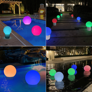 Cootway Ball Light dispensador de productos químicos de <span class=keywords><strong>cloro</strong></span> líquido flotante clorador flotador dispensador de tabletas de <span class=keywords><strong>cloro</strong></span> <span class=keywords><strong>para</strong></span> <span class=keywords><strong>piscinas</strong></span> bañera de hidromasaje - Product Image 3