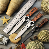 Couteau pliant multifonctionnel portable en acier inoxydable, tactique, de survie sur le terrain, utilitaire, personnalisable OEM, bricolage