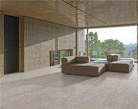 Carrelage de sol en porcelaine gris clair, 600x600mm, tapis de sol mosaïque rustique mat, antidérapant