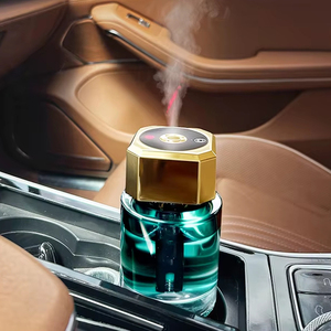 Taşınabilir Şarj Edilebilir Araç Kokusu Difüzörü Cam Otomotiv Aromaterapi Makinesi USB/Pilli Uçucu Yağ Ev Tipi - Product Image 1