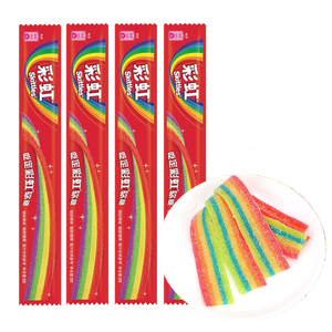 <strong>Skittle</strong> Candy <strong>Sour</strong> bar Soft Candy 9g Gummy Long Juice Roll Soft rainbow Candy <strong>Sour</strong> bar Colorful Fruity - Product Image 1