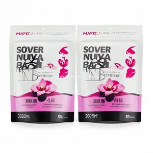 Pochette debout en plastique PE mylar 3.5g personnalisée impression par gravure gomme à mâcher scellée en forme de biscuit gommeux portable étanche à l'humidité - Product Image 4