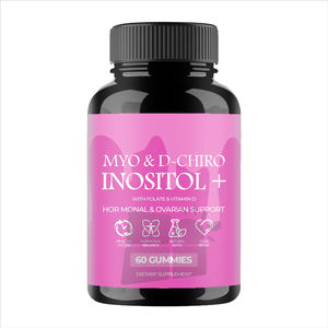 Permen Kunyah Inositol D-Chiro Inositol OEM Bebas Gula, Suplemen Inositol dengan Omega 3 Vegan, <span class=keywords><strong>Vitamin</strong></span> D, <span class=keywords><strong>B12</strong></span> untuk Kesuburan - Product Image 1