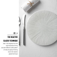 Ensemble de vaisselle en céramique, bol et assiettes, pour restaurants et hôtels, service de table en porcelaine, vente en gros directement d'usine