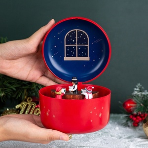 Vente en gros de boîtes à musique personnalisées en résine pour ornements de maison boîte à musique de Noël pour enfants - Product Image 2