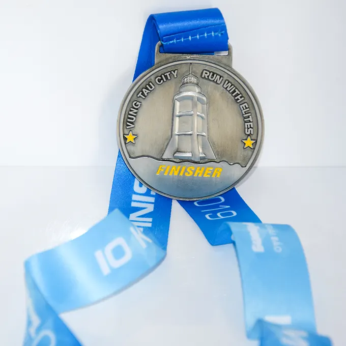 Groothandel Gold Zinklegering Marathon Sport Met Beste Kwaliteit Fiesta Trofee Blanco Custom 3d Metalen Medaille