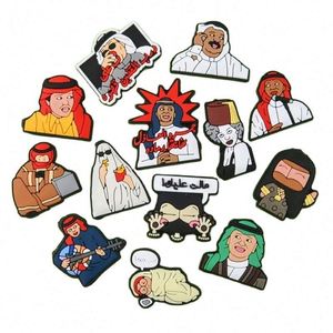새로운 도착 중동 스타일 Chs 사용자 정의 Pvc 신발 Chs 신발 장식 - Product Image 1