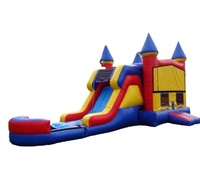 Château gonflable de videur adulte extérieur commercial grand saut cavalier toboggan combiné pour enfants maison de ventilateur de saut pour enfants adultes