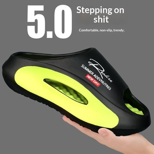 Nuevas sandalias deportivas de verano Eva con suela gruesa y elevada, antideslizantes, desodorantes, para hombre y mujer, de interior y exterior, de moda, de una sola tira, huecas - Product Image 4