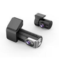 Caméra embarquée double enregistrement 4K HD Novatek avec GPS, Wifi, DVR de voiture, capteur G haute sensibilité, portable