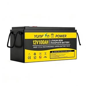 Batterie au phosphate de fer et de lithium 12,8 V 100 Ah, 5000 cycles, remplace les batteries au plomb-acide pour le stockage d'énergie domestique - Product Image 3