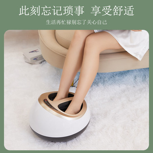 Masajeador eléctrico de pies con función de temporizador para masaje de pies y piernas, control por botones con cable, diseño semi-cerrado - Product Image 2