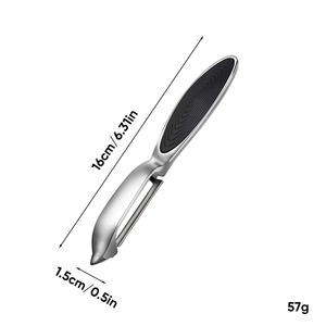 Éplucheur de légumes en alliage de zinc avec poignée en silicone, éplucheur multifonctionnel pour fruits et pommes de terre avec outil de suppression des graines pour la cuisine et la maison - Product Image 6