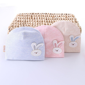 Chapeau d'été pour bébé en coton pur, chapeau épais pour nouveau-né, style dessin animé - Product Image 1