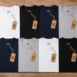 <span class=keywords><strong>T</strong></span>-Shirt Unisex in Cotone 100% 180gsm, Collo Tondo, Pronta per Stampa Serigrafica e DTG, Ecologica, Personalizzabile per Promozioni - Product Image 1