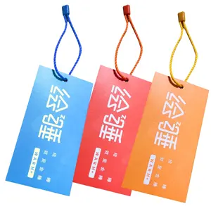 Biểu tượng tùy chỉnh in các tông túi giấy giá thẻ vải thẻ