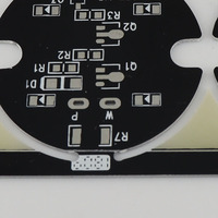 Surface HAL matérielle noire simple face de carte PCB FR4 pour la position avant de position arrière de marqueur latéral de dégagement de lumière de LED d'automobile